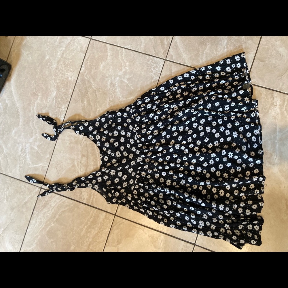 Floral beach cover dress